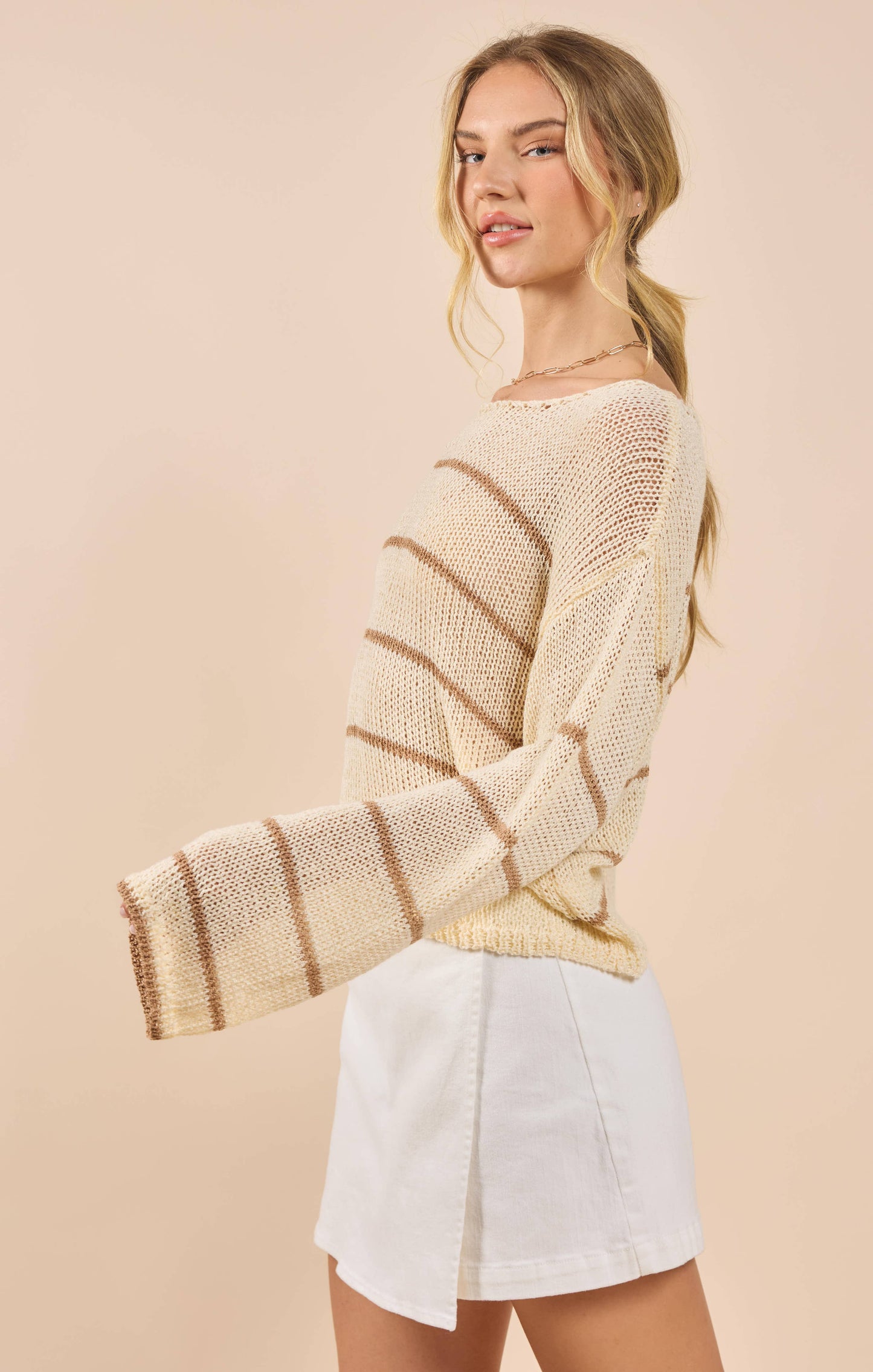 Taylor Striped Knit Sweater