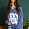 Georgia Comfy Oversize Graphic Sweatshirt
