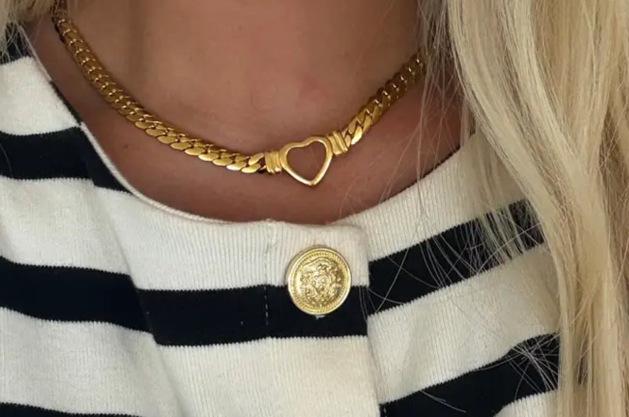 Small Open Heart Necklace