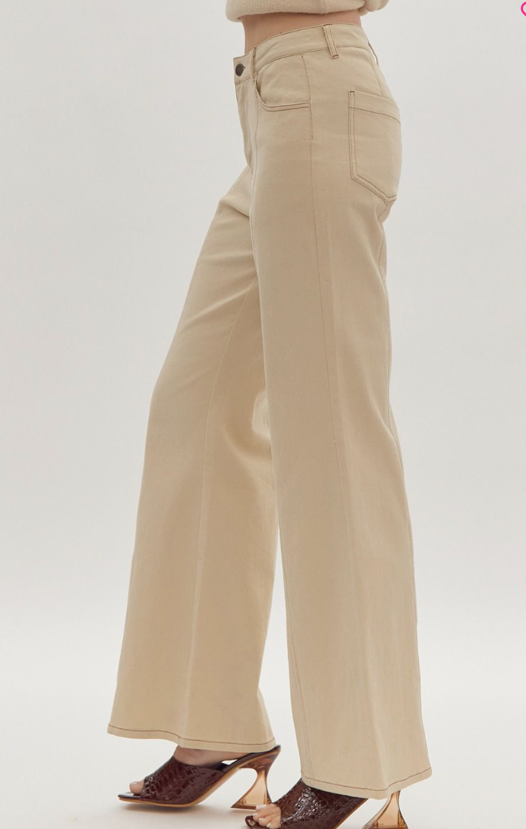 Denim High Wasted Wide Leg Jeans
