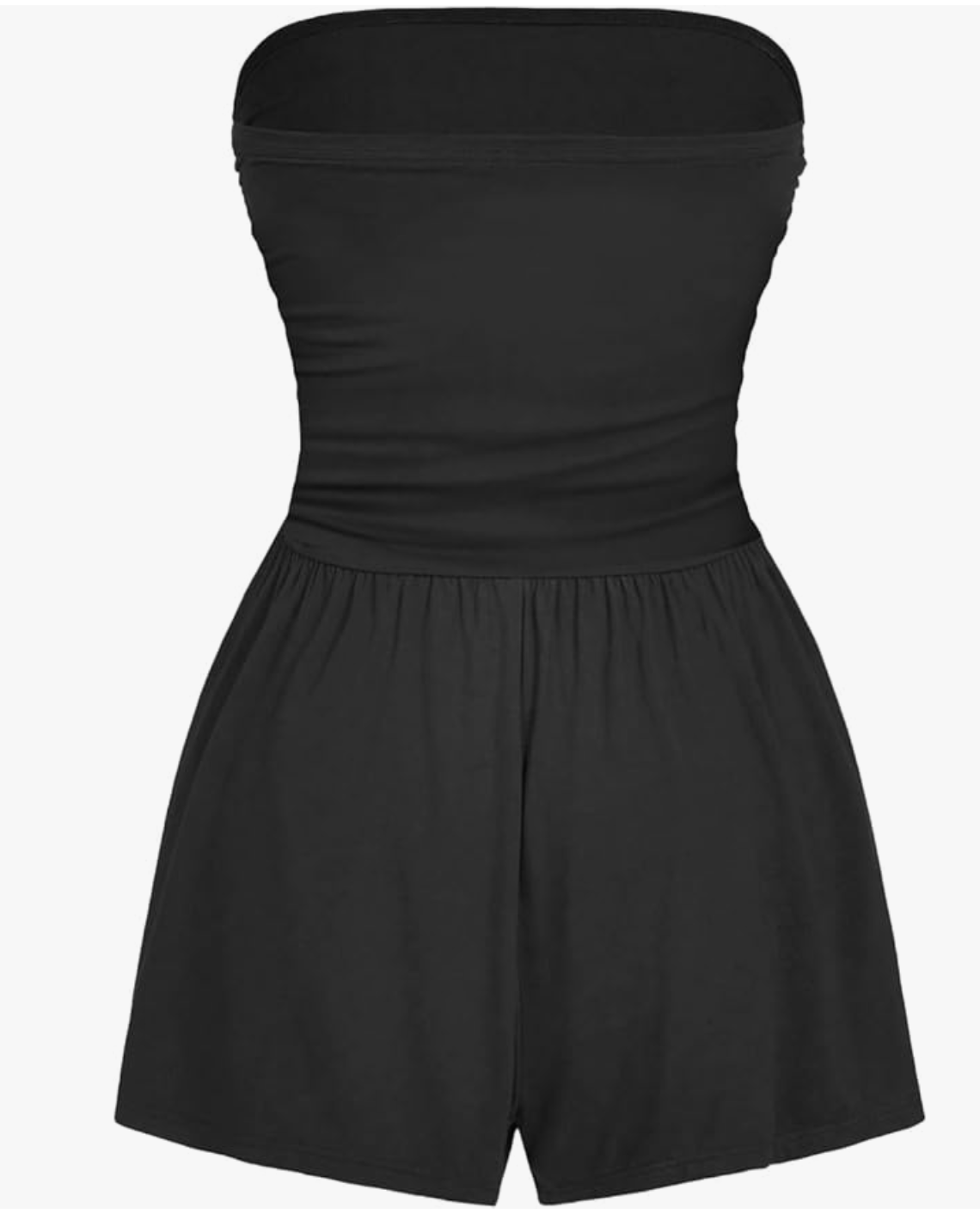 Casual Strapless Romper