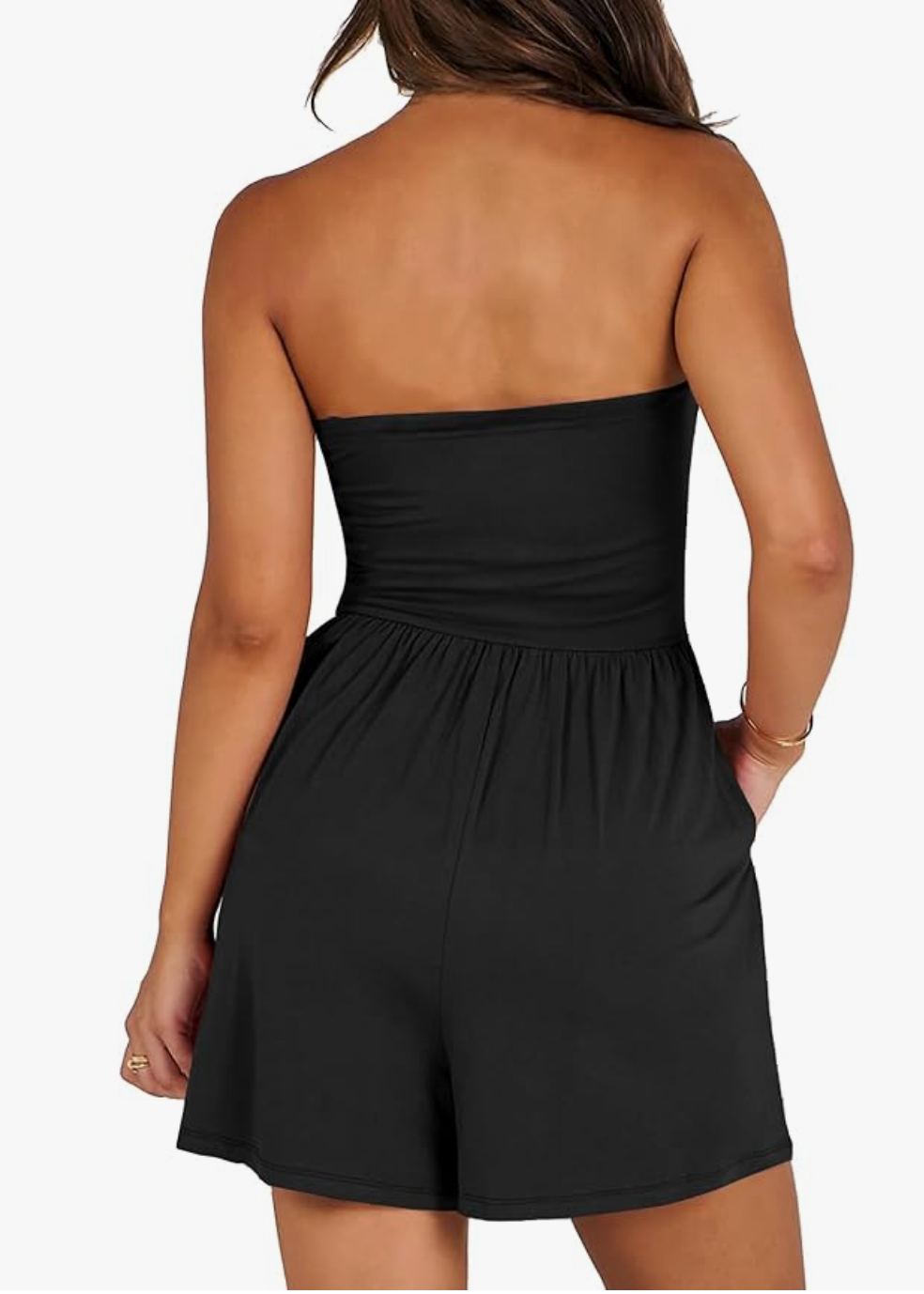 Casual Strapless Romper