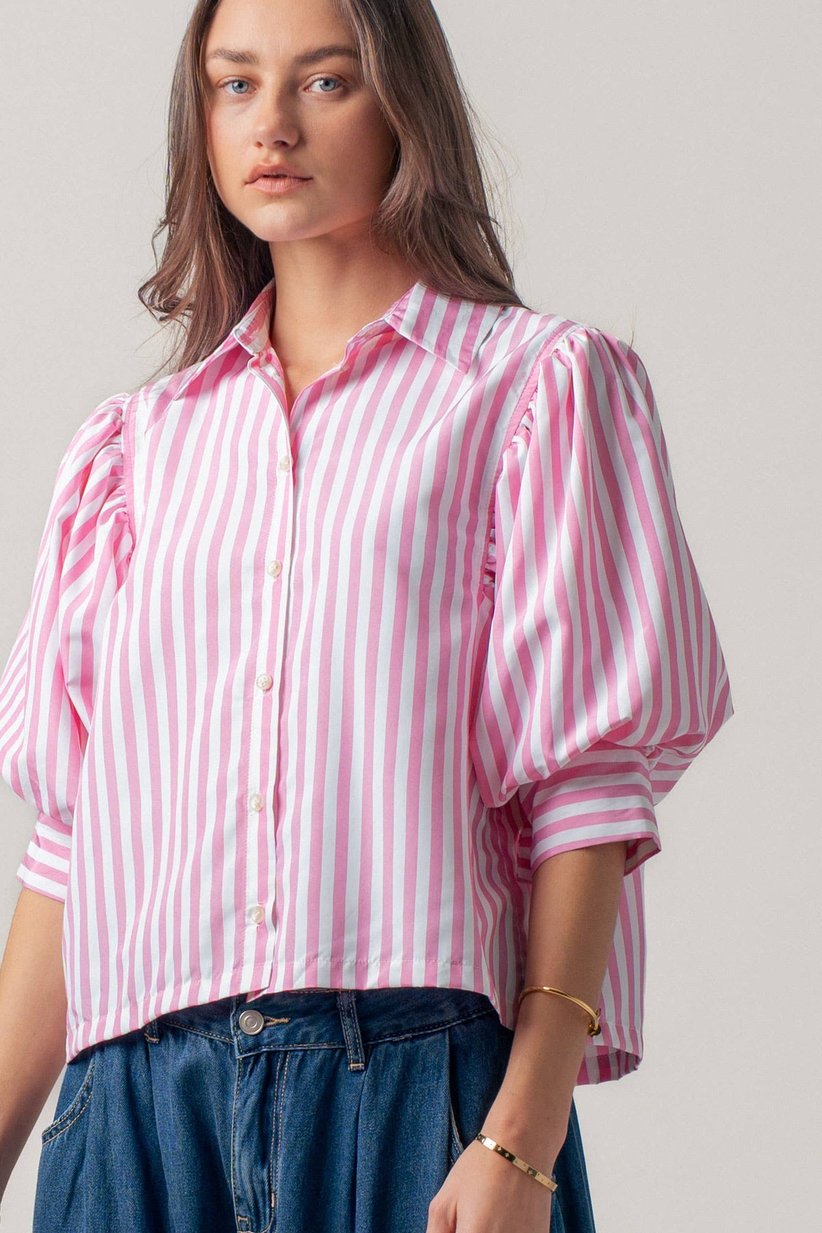 Urban Daizy - Western Boho Drop Waist Blouse