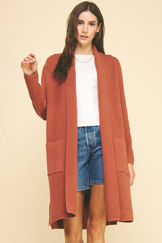 Open Knitted Cardigan