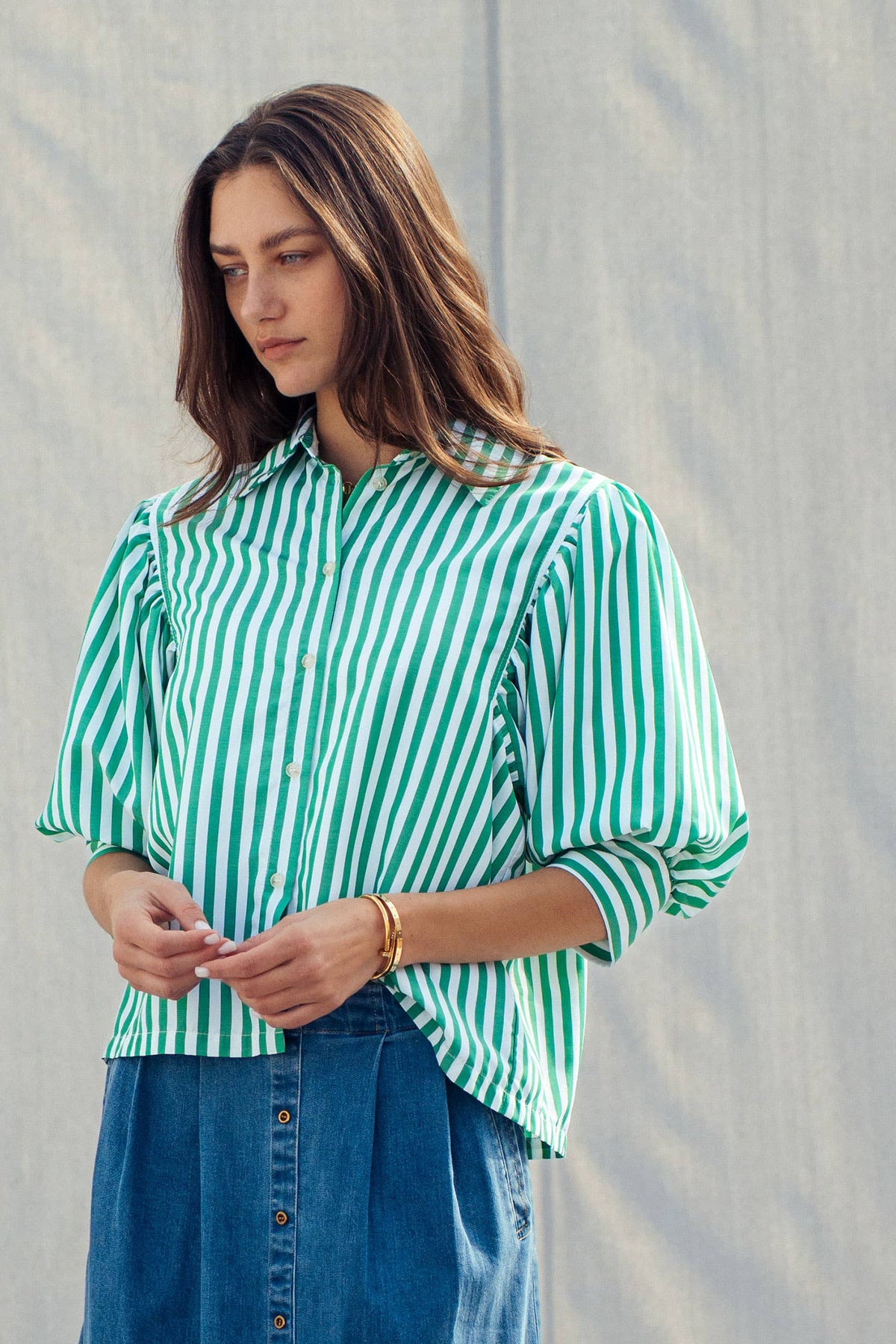 Urban Daizy - Western Boho Drop Waist Blouse