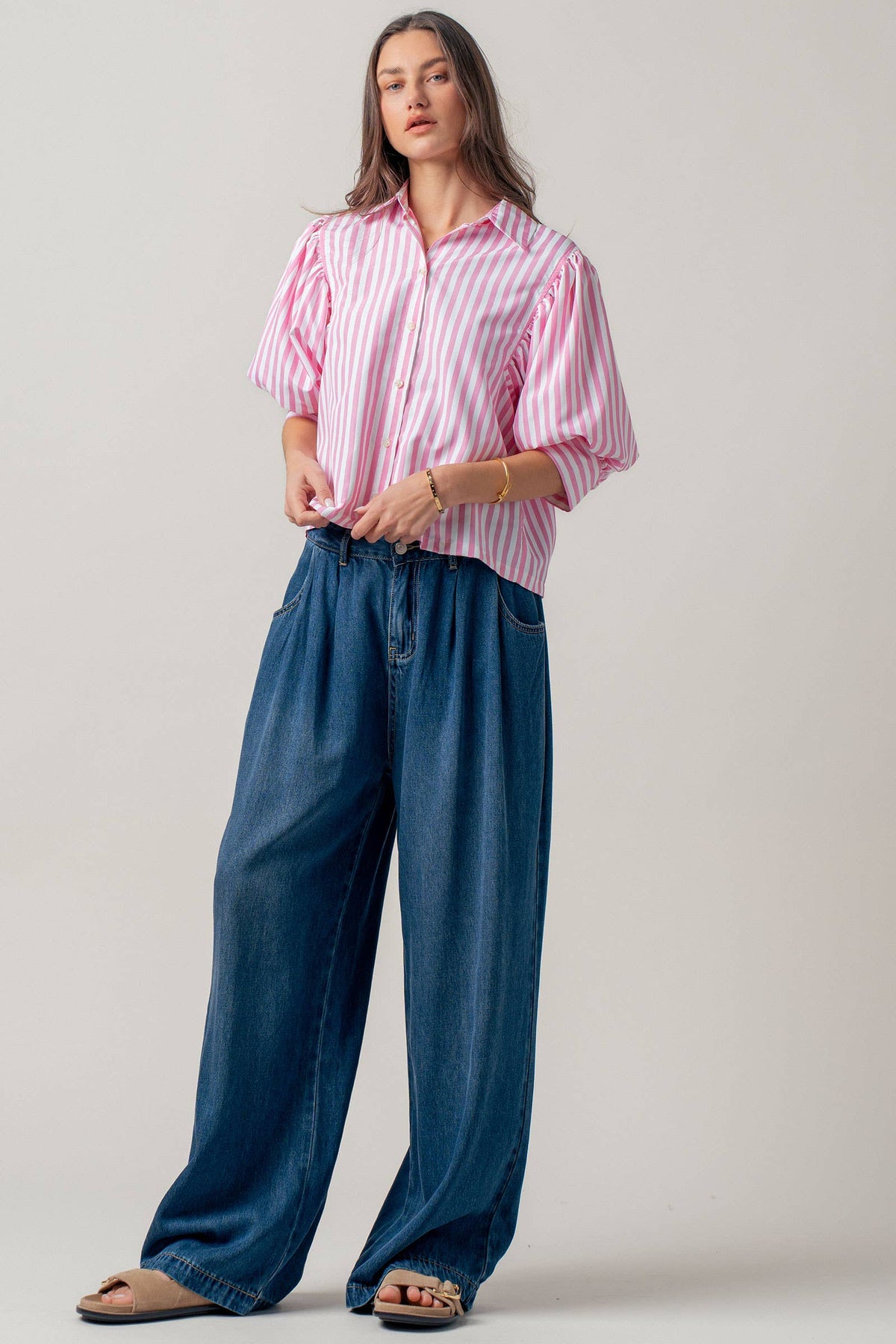 Urban Daizy - Western Boho Drop Waist Blouse