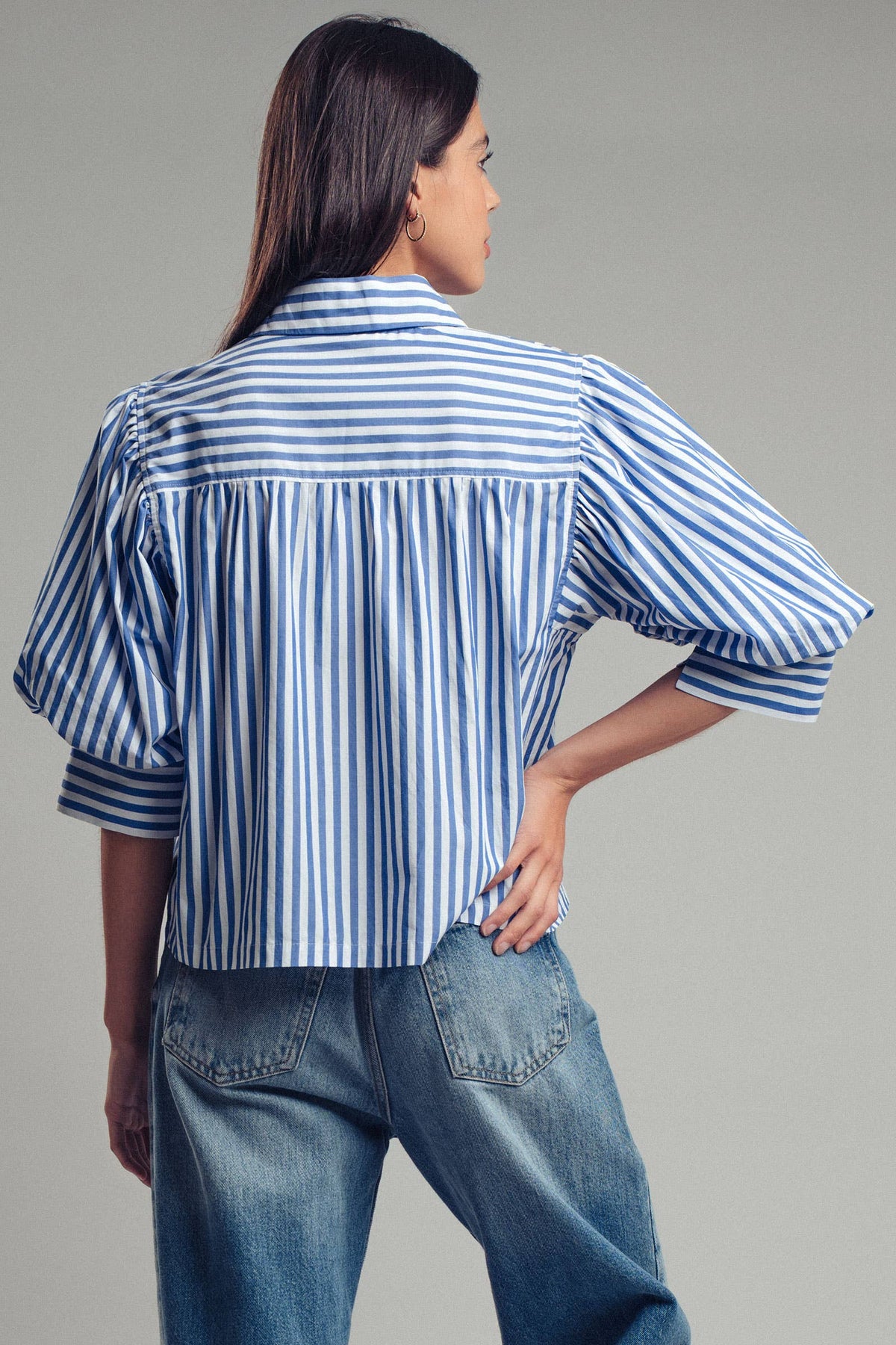 Urban Daizy - Western Boho Drop Waist Blouse