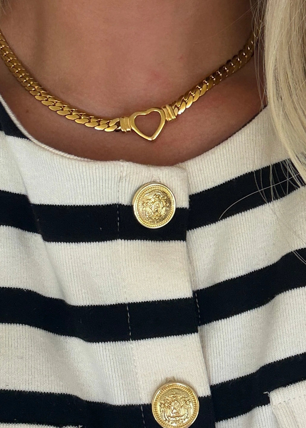 Small Open Heart Necklace