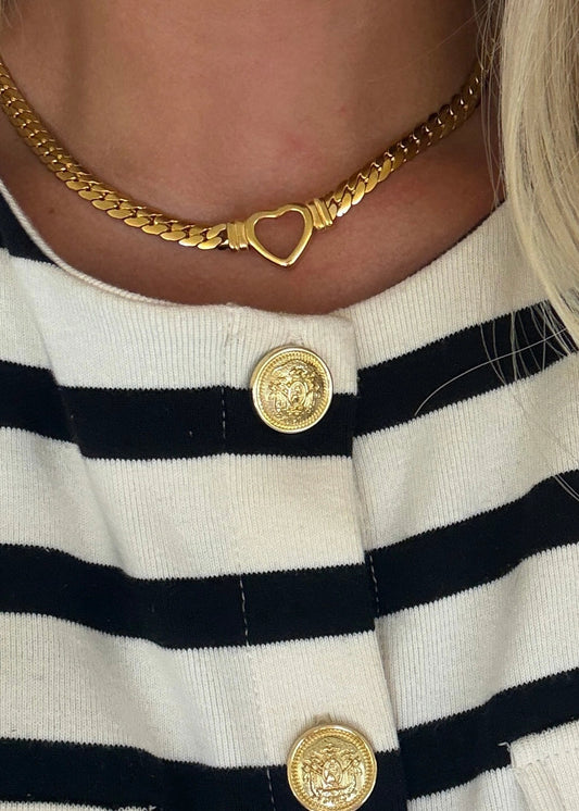 Small Open Heart Necklace