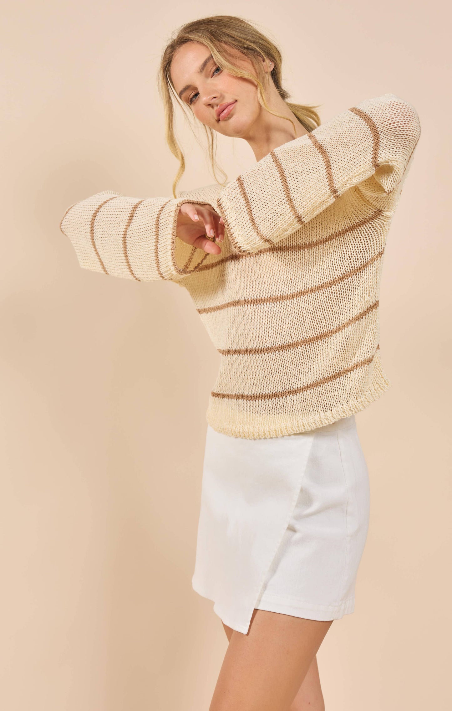 Taylor Striped Knit Sweater