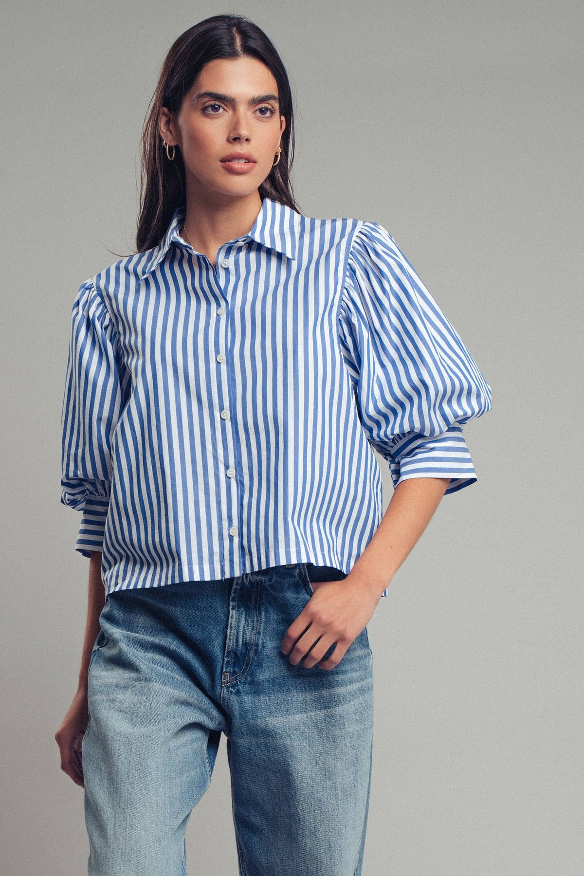 Urban Daizy - Western Boho Drop Waist Blouse