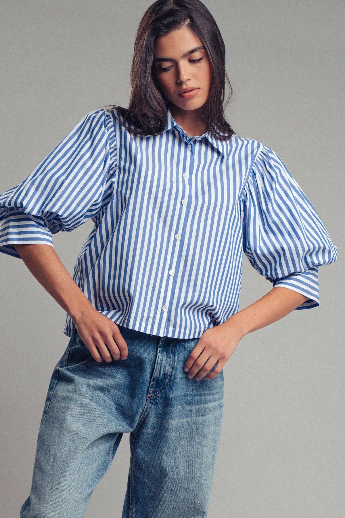 Urban Daizy - Western Boho Drop Waist Blouse