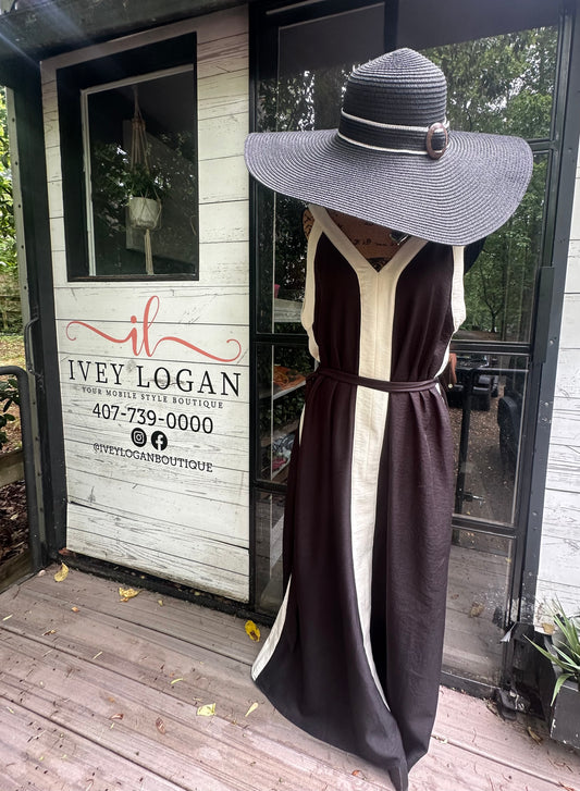 Derby Black w/ White Trim Hat