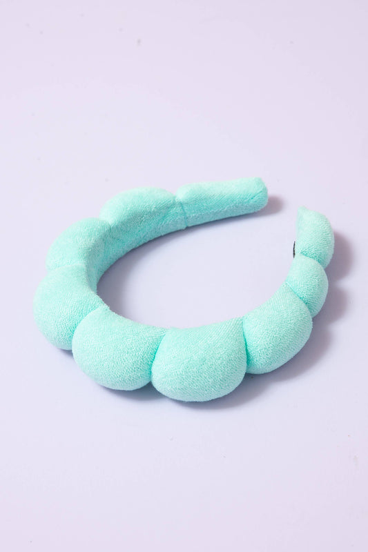 JOSSLYN by Wall to Wall - SPA SPONGE TERRY TOWEL HEADBAND FOR BEAUTY CARE | 40HB122: MINT