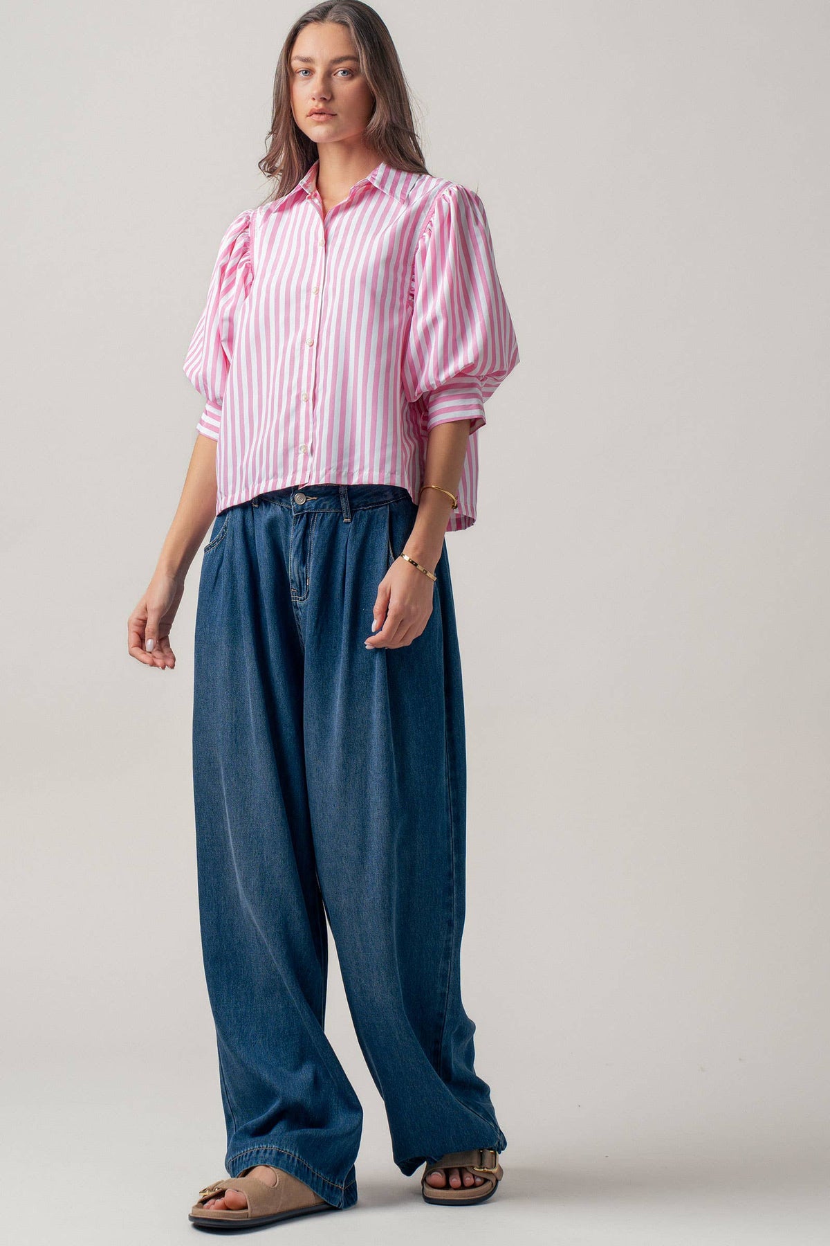 Urban Daizy - Western Boho Drop Waist Blouse