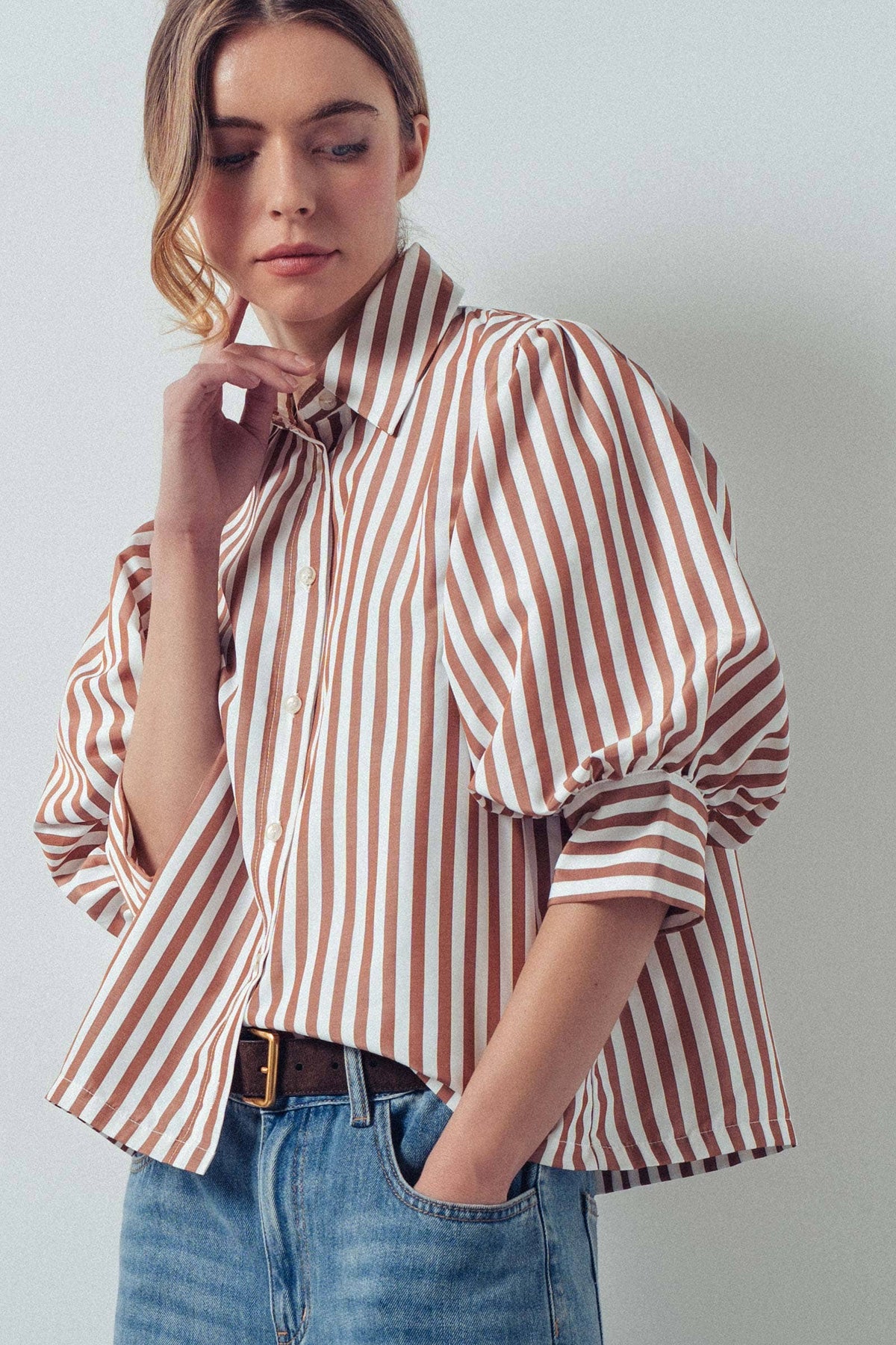 Urban Daizy - Western Boho Drop Waist Blouse