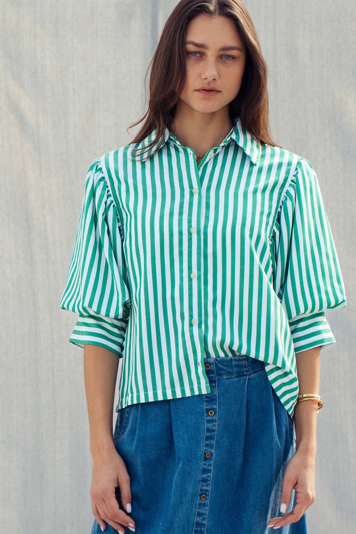 Urban Daizy - Western Boho Drop Waist Blouse