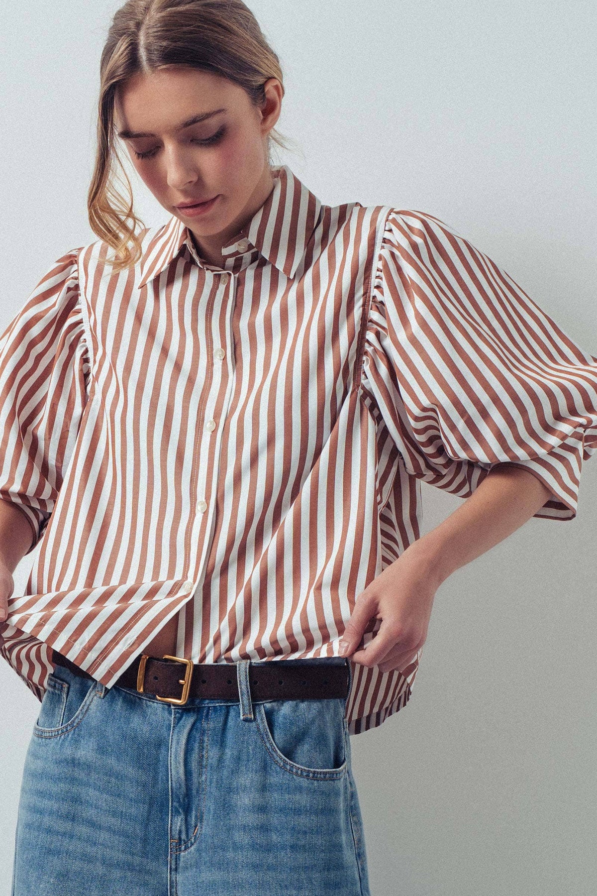 Urban Daizy - Western Boho Drop Waist Blouse