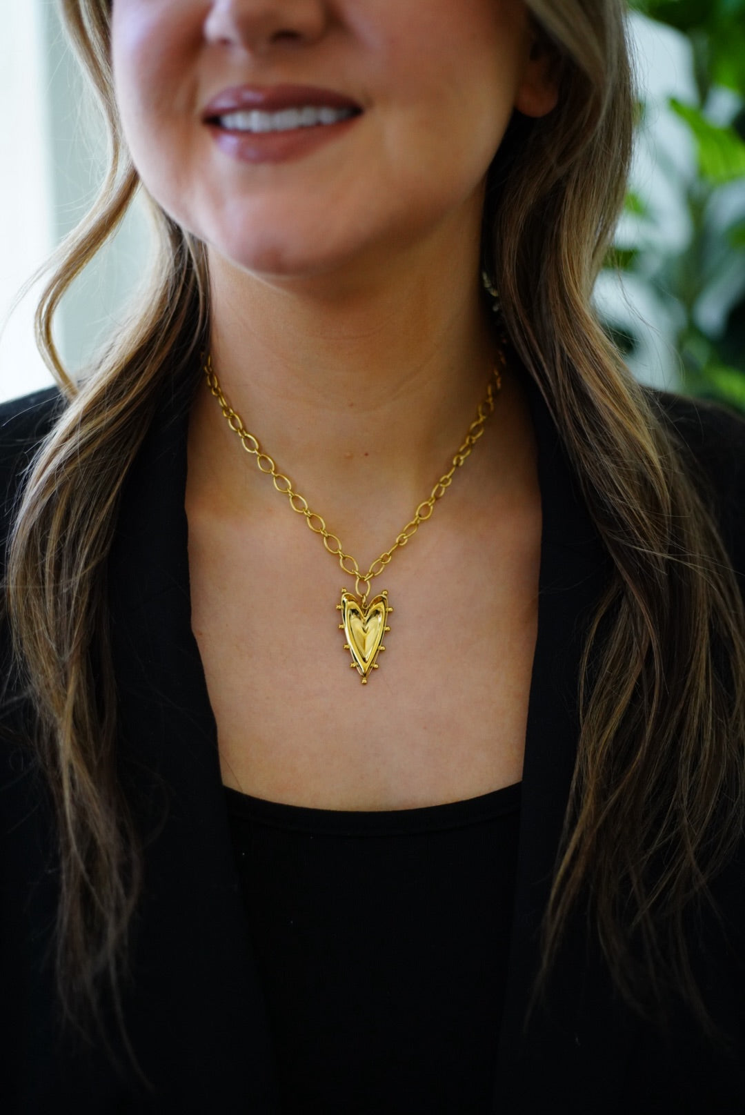 Gold Heart Necklace
